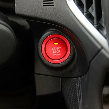 Aplinkinių Variklio Mygtuką Žiedas Raudonos Subaru BRZ Crosstrek WRX STI Interjeras