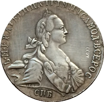 Rusijos monetų 1766 metais 22mm kopija