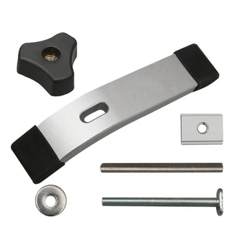 Medienos apdirbimo slėgio plokštės Įtempimo blokas T varžtas T slankiklį T-slot metalo nustatyti M8 8mm T-slot T-formos bėgių medienos apdirbimo įrankis, replės