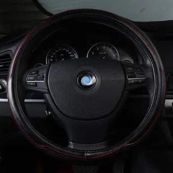 Automobilio vairas padengti natūralios odos aksesuarai BMW 3 Serija E46 E90 E91 E92 E93 F30 F31 F34 F35 318i 320d 335i 320i