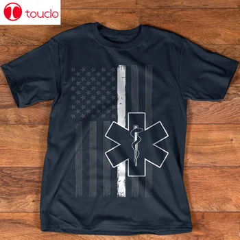 Greitosios Medicinos Pagalbos Technikas Vėliava Paramedikai Slim Fit Marškinėliai