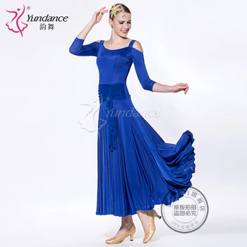 Lady Individualų Nacionalinės Standartinių Šokių Suknelė Moterų Šiuolaikinės Tango Šokių Suknelė Deimantas Papuošti Valsas Flamenko Suknelės D-0401
