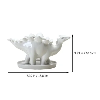 Dekoratyvinis Vazonas Sultingi Sodinamoji Keramikos Augalų Konteinerių (Baltas)