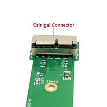 Jimier CY PCI Express PCI-E 4X 2 M. NGFF M-Raktas į 2013 m. m. m knygoje VSD Konvertuoti Kortelę A1493 A1502 A1465 A1466