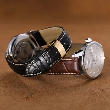 IStrap 18mm iki 24mm natūralios Odos Žiūrėti, Juostiniai Dirželiai IWC Hamiltonas Omega Casio Breitling Tudor Watchband Skrydžio Pilotas Valandą