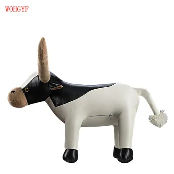 PU Oda Galvijai Manekenai, Stovint Imituojamas Karvė Modelis Žaislai Mielas Gyvūnų Parduotuvėje Ekranas Manekenas