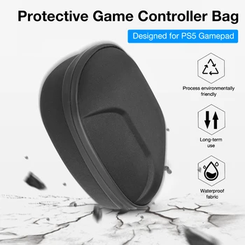 Nešiojamų EVA Sunku Atveju, Vežančių Saugojimo Krepšys PS5 Valdytojas talpinimo atsparus Vandeniui atsparus smūgiams Dėklas Gamepad Priedai 2021