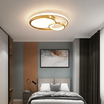 Visi vario ultra plonas trijų spalvų kintamos šviesos lubų lempa šiuolaikinės paprasta, miegamasis, balkonas, koridorius, koridoriuje lempos
