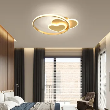 Visi vario ultra plonas trijų spalvų kintamos šviesos lubų lempa šiuolaikinės paprasta, miegamasis, balkonas, koridorius, koridoriuje lempos