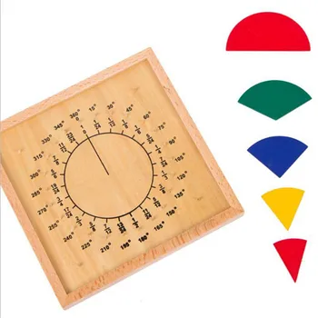 Karšto Montessori Valdybos Žaislai Apskrito Matematikos Frakcija Skyriaus Mokymo Mediniai Žaislai, Vaikų Švietimo Dovana Matematikos Žaislas