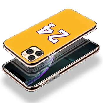 Futbolo, Krepšinio Skaičius Silikoninis Telefono dėklas skirtas Apple iPhone 12 Mini Pro 11 XS Max X XR 6 6S 7 8 Plius 5 5S SE 2020 m., Minkštas Viršelis