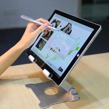 Reguliuojamas 15Inch Aliuminio Tablet Stand for Apple iPad Laikiklis Vyresnysis Metalo Parama, skirta Iphone /Samsung/Nešiojamas Stovas Tablet Stan