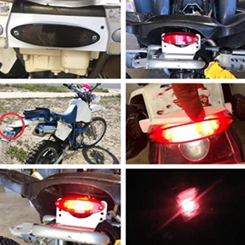 LED Motociklas KETURRATIS, Uodega Licenciją Plokštelės Šviesos Tinka Suzuki ATV LTZ KING Quad Runner DR Drz 650 400