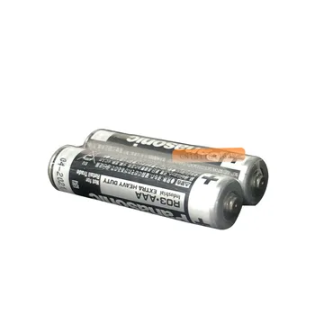 2VNT Panasonic R03 1,5 V AAA Baterijos Šarminės Baterijos Nėra Gyvsidabrio Sausas Baterijos Elektros Žaislas, Žibintuvėlis, Laikrodis Pelės