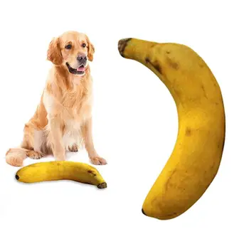 Dorakitten 2vnt/Komplektas Bananų Formos Šuns Žaislai Gyvas Šuniukas Piskliwy Pliušinis Žaislas Šuo Žaislai Šuniuką Kramtyti Žaislas Naminių Reikmenys Šuo Džiaugtis