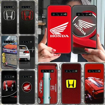 JDM Honda logo Telefono dėklas, Skirtas Samsung Galaxy Note, S 8 9 10 20 Plus 