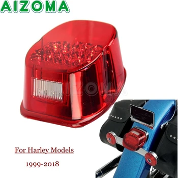 26PCS LED Motociklas Raudonas Stop užpakalinis žibintas Licenciją Plokštelės Stabdžių Uodegos Šviesos Harley Sportster XL 883/1200 Dyna Wide Glide 1999-Iki