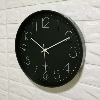 12inch 30cm sieninis laikrodis kambarį modernus minimalistinio atmosfera kūrybinių mados turas miegamasis silent